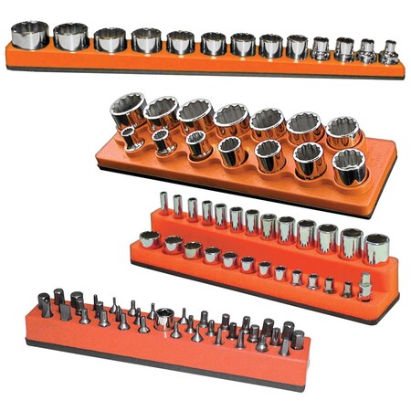 Mechanics Time Savers Orange Socket Holder - Pack of 5 MTS-ORANGEPACK2